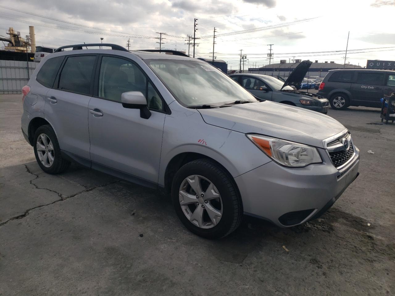 2015 Subaru Forester VIN JF2SJAFC8FH809383 Copart auction photo, water/flood damage thumbnail 4