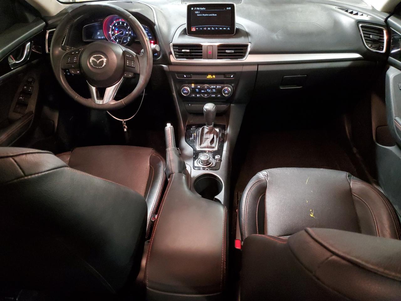 2014 Mazda 3 VIN JM1BM1W35E1190223 Copart auction photo, rear end / side damage thumbnail 8