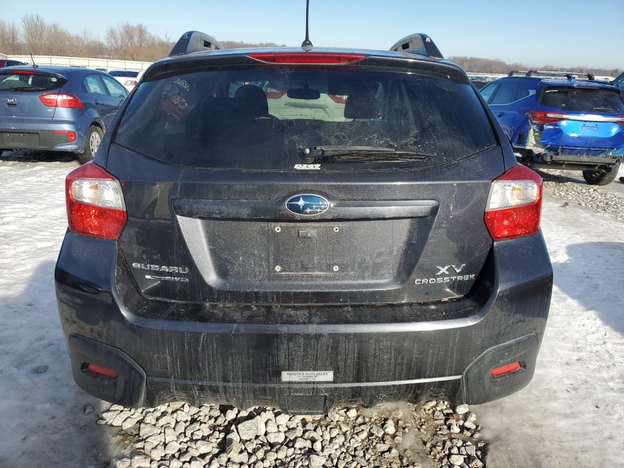 2014 Subaru XV VIN JF2GPACC6E8317121 Copart auction photo, front end / side damage thumbnail 6