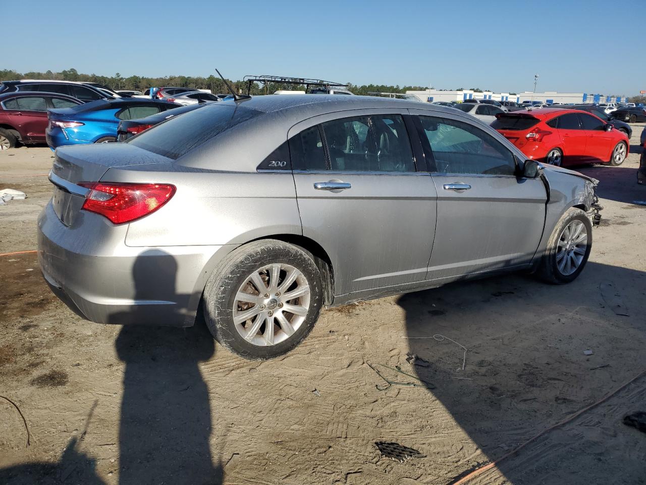 2014 Chrysler 200 VIN 1C3CCBCGXEN100419 Copart auction photo, front end damage thumbnail 3