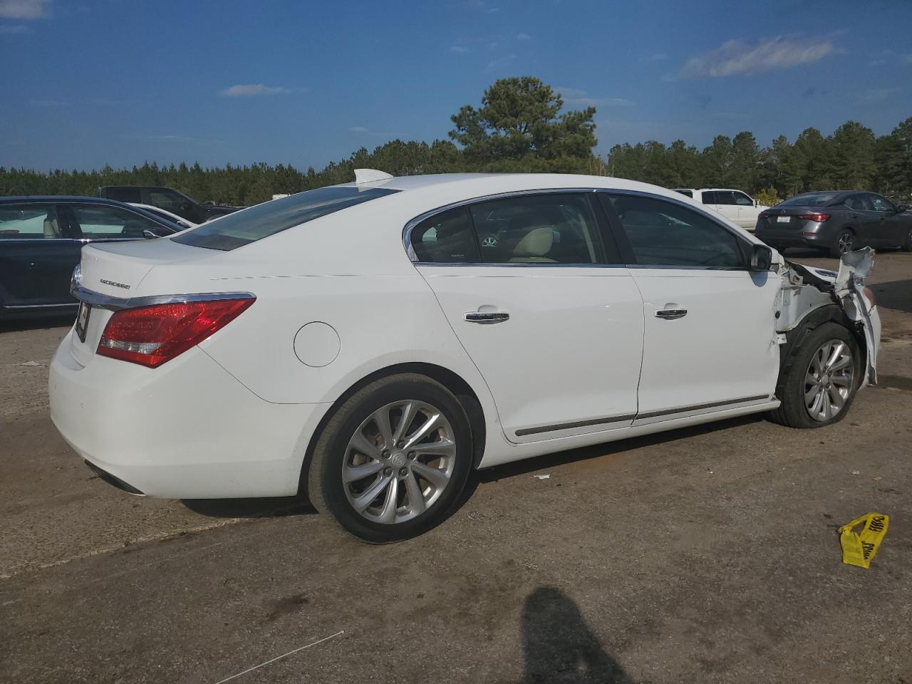 2015 Buick LaCrosse VIN 1G4GB5G34FF193969 Copart auction photo, front end damage thumbnail 3