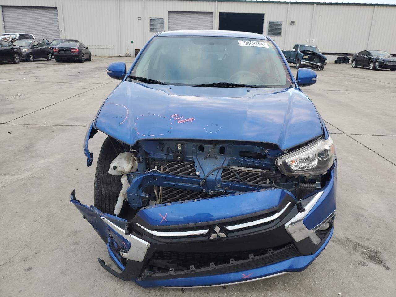 2019 Mitsubishi Outlander VIN JA4AP4AU0KU017203 Copart auction photo, front end damage thumbnail 5