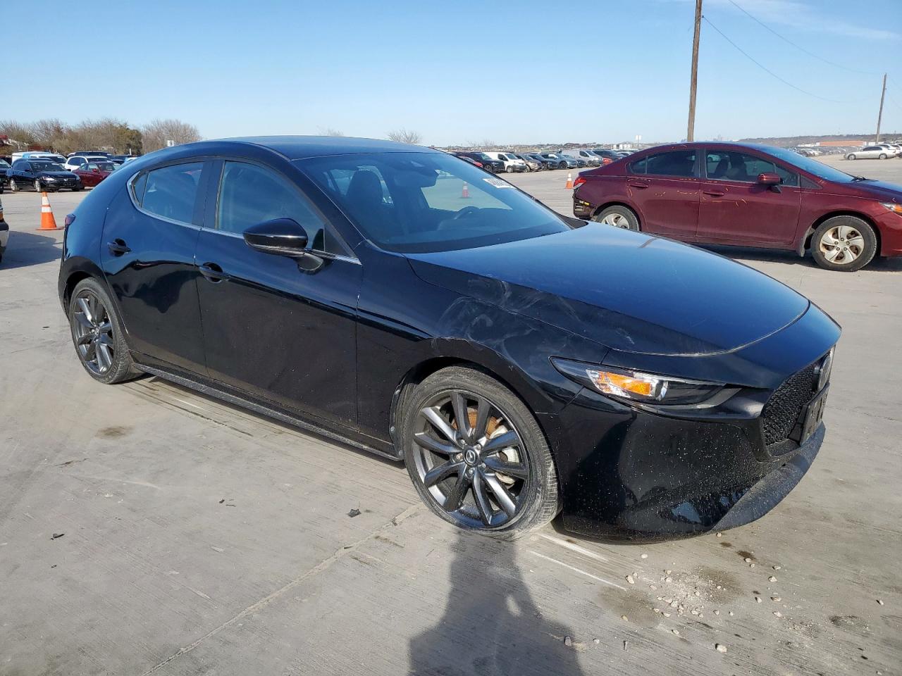 2019 Mazda 3 VIN JM1BPAMM7K1119541 Copart auction photo, normal wear / vandalism damage thumbnail 4
