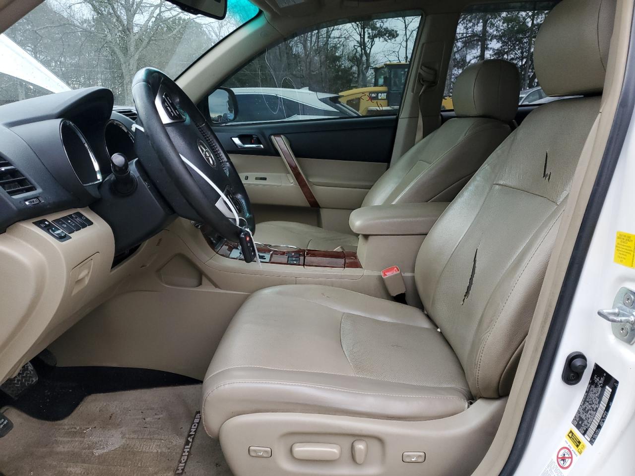 2011 Toyota Highlander VIN 5TDDK3EH6BS076284 Copart auction photo, front end / side damage thumbnail 7