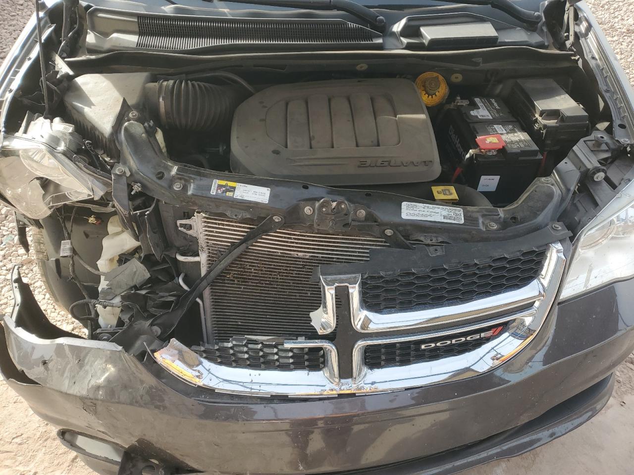 2019 Dodge Caravan VIN 2C4RDGBG6KR754740 Copart auction photo, front end damage thumbnail 13