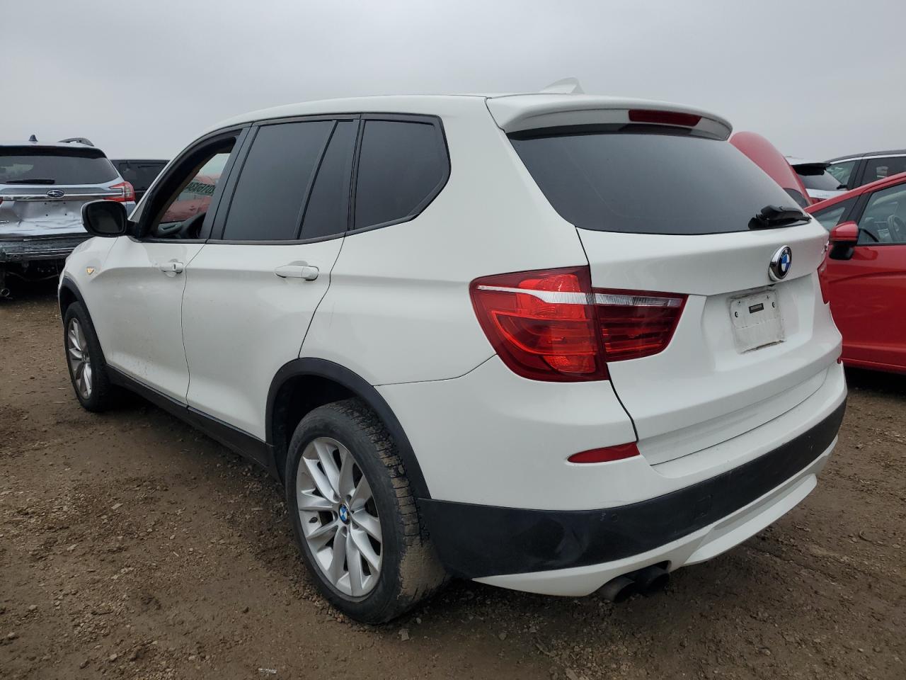 2013 BMW X3 VIN 5UXWX9C53D0A20543 Copart auction photo, vandalism damage thumbnail 2