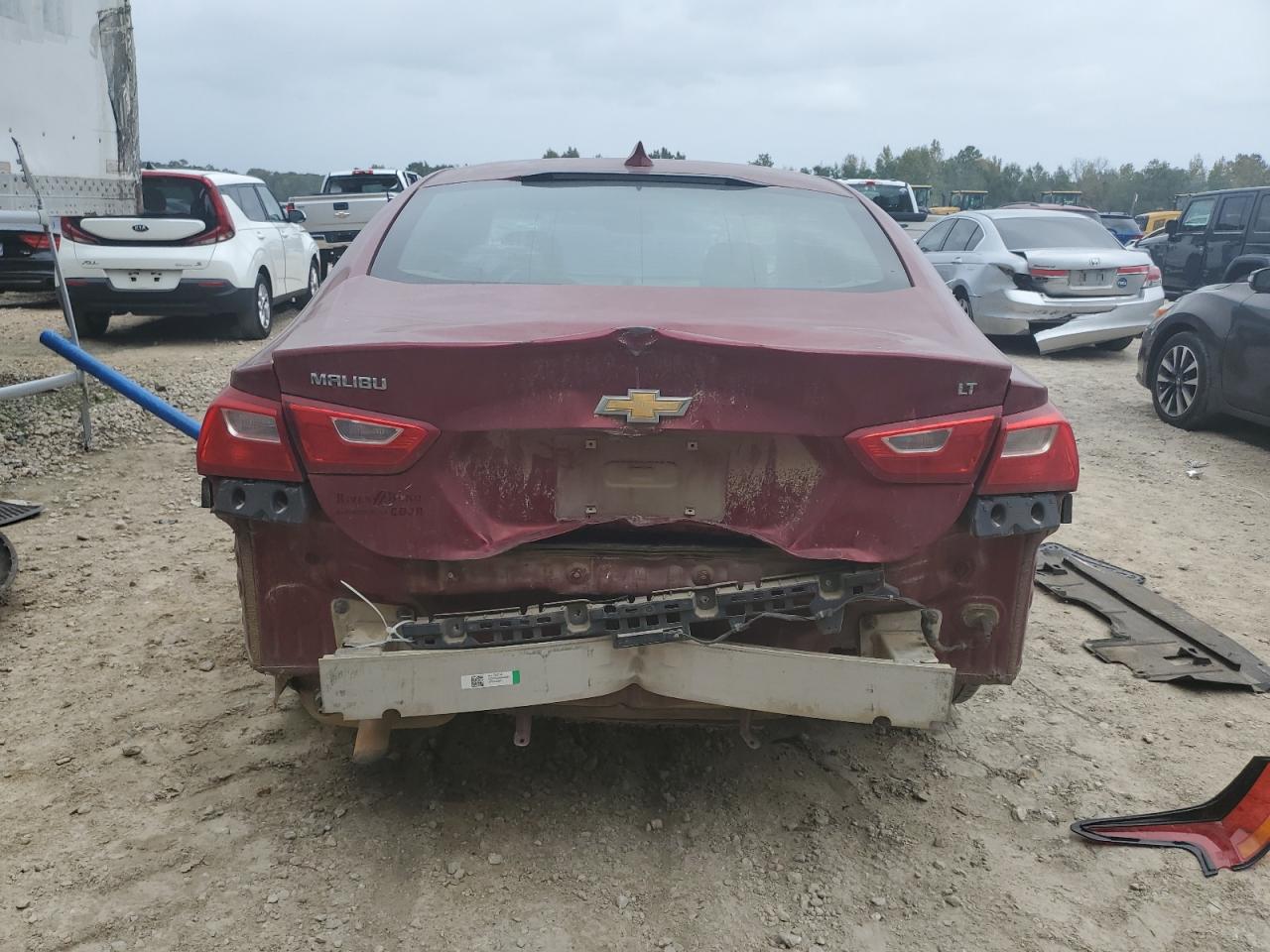 2018 Chevrolet Malibu VIN 1G1ZD5ST1JF261872 Copart auction photo, undercarriage / rear end damage thumbnail 6