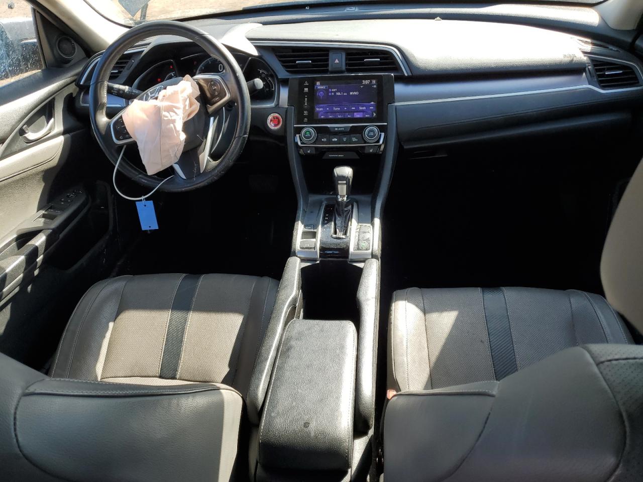 2016 Honda Civic VIN 19XFC1F73GE005707 Copart auction photo, front end / rear end damage thumbnail 8