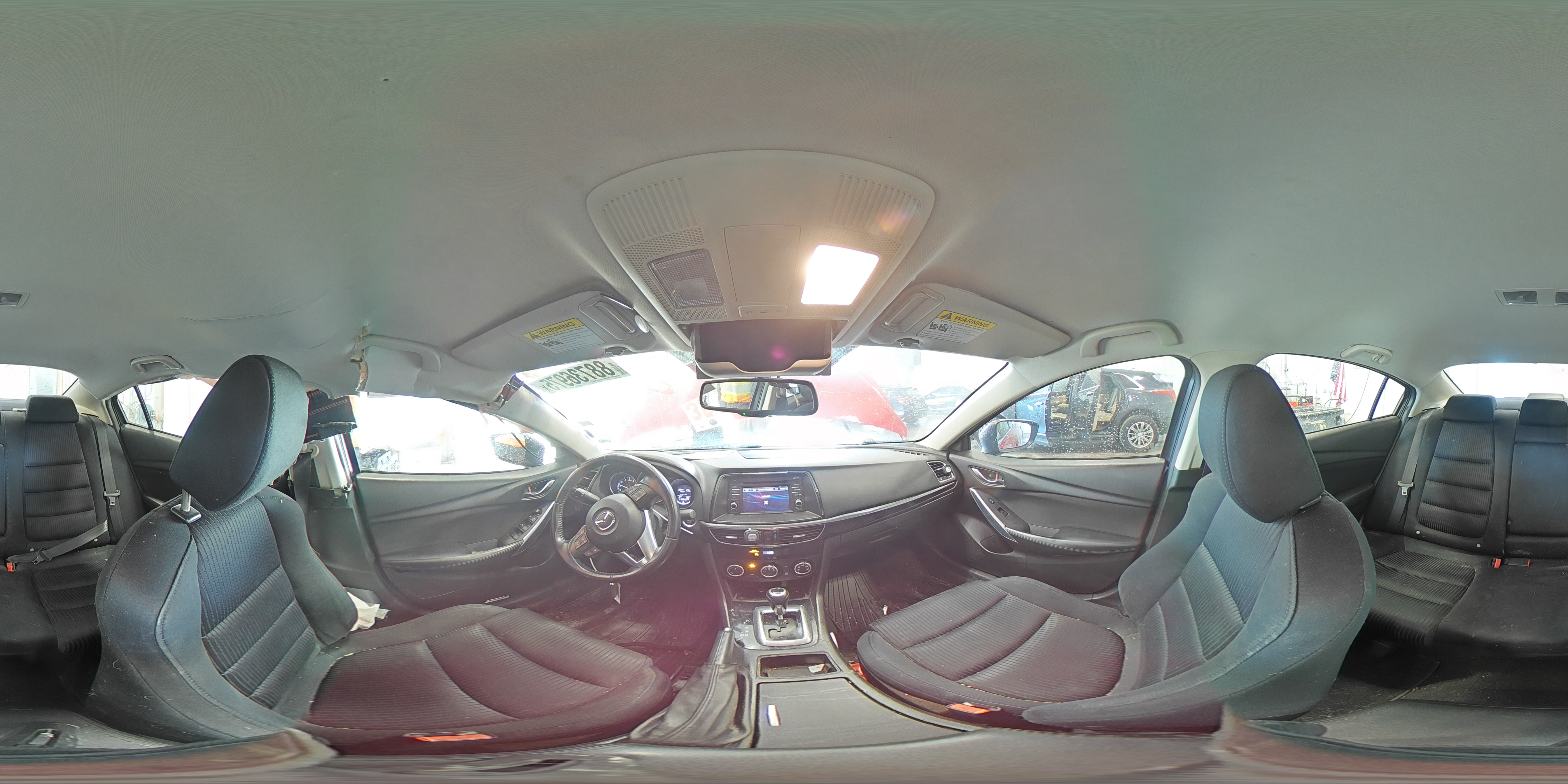 2014 Mazda 6 VIN JM1GJ1U58E1108004 Copart auction photo, front end damage thumbnail 14