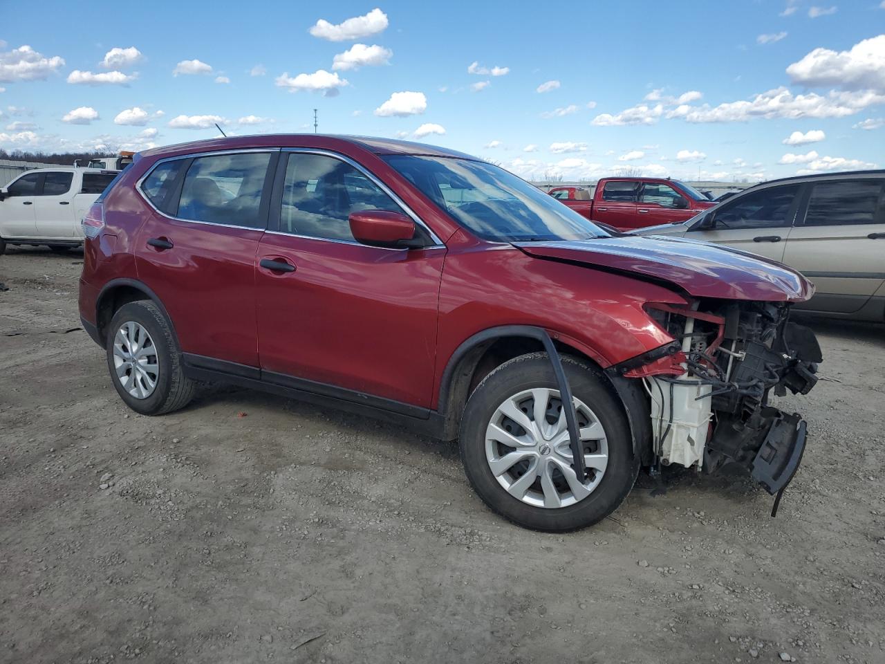 2016 Nissan Rogue VIN KNMAT2MT1GP702440 Copart auction photo, front end damage thumbnail 4