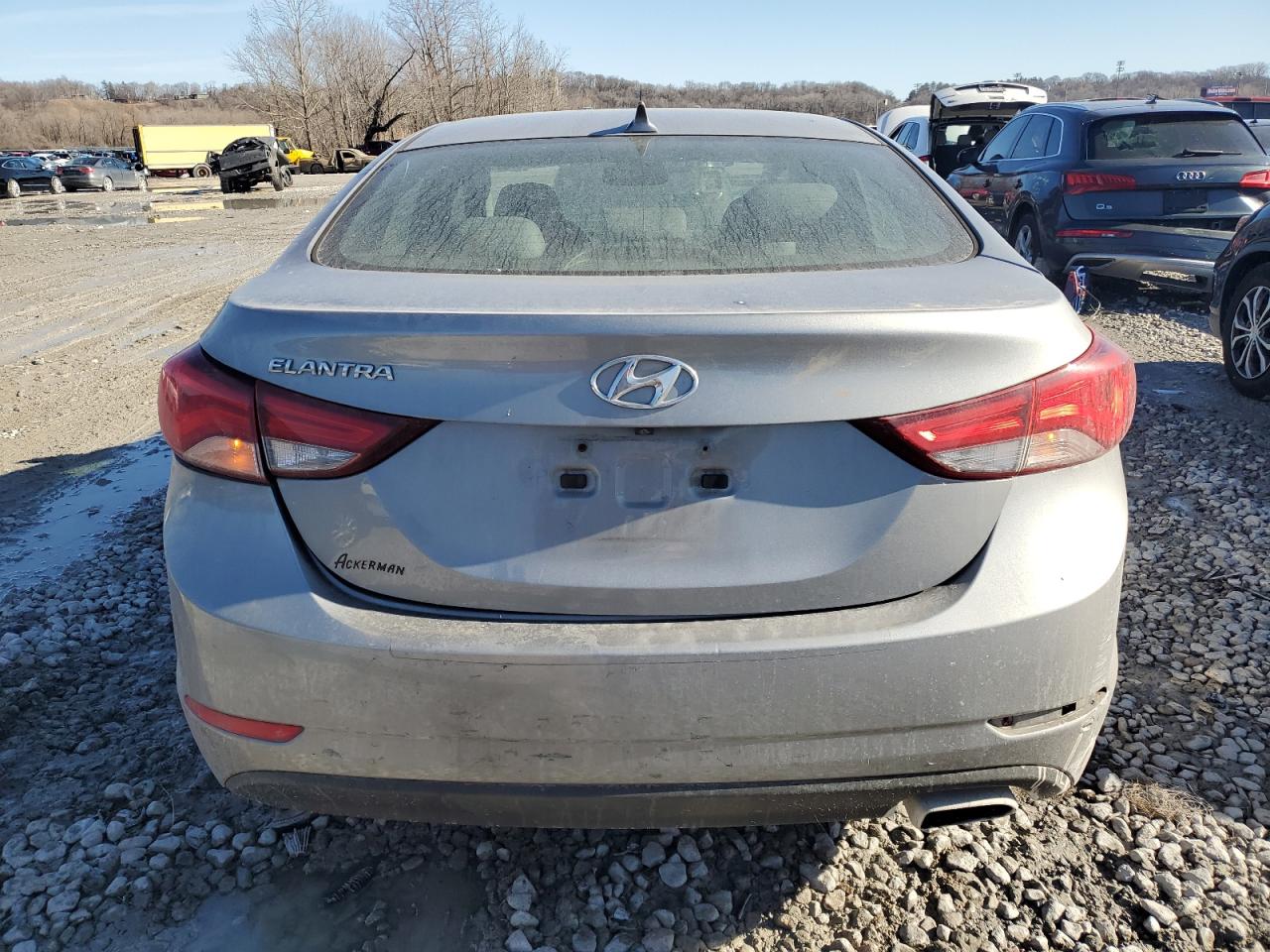 2015 Hyundai Elantra VIN KMHDH4AH0FU229801 Copart auction photo, front end damage thumbnail 6