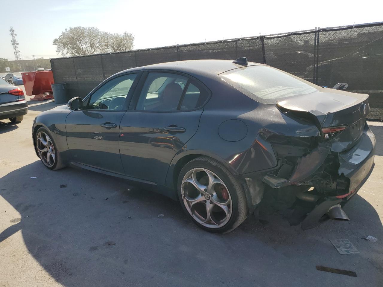 2019 Alfa Romeo Giulia VIN ZARFAMBN1K7600825 Copart auction photo, rear end damage thumbnail 2
