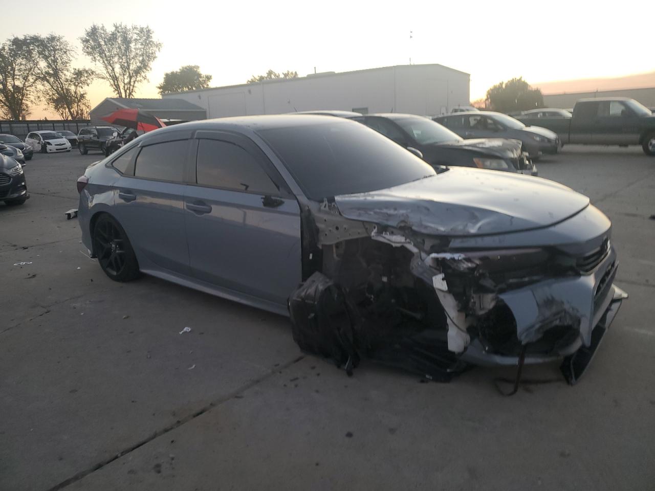 2024 Honda Civic VIN 2HGFE2F54RH562861 Copart auction photo, front end / undercarriage damage thumbnail 4