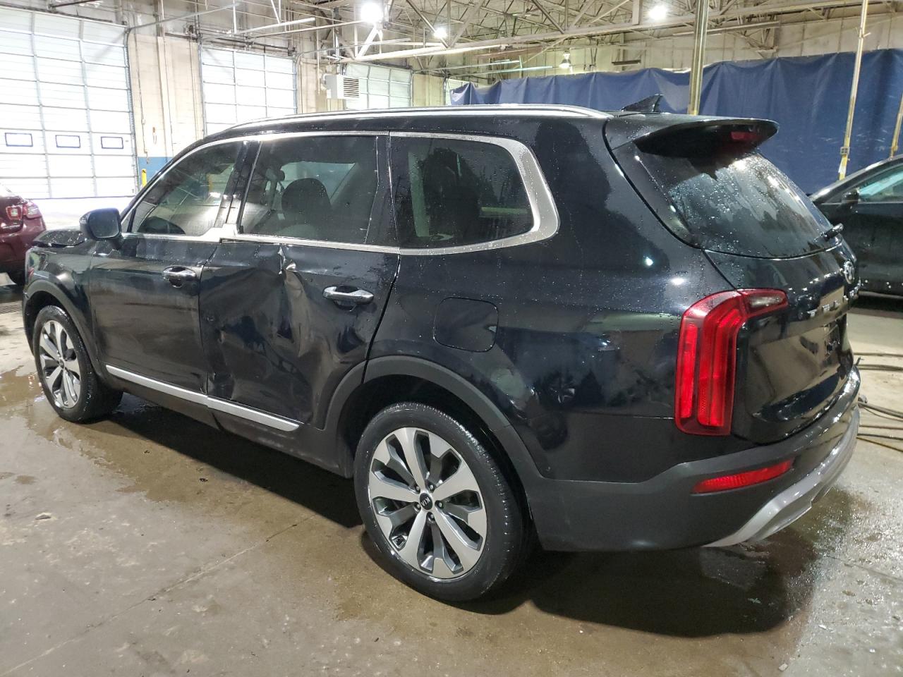 2021 KIA Telluride VIN 5XYP64HCXMG192305 Copart auction photo, front end / side damage thumbnail 2