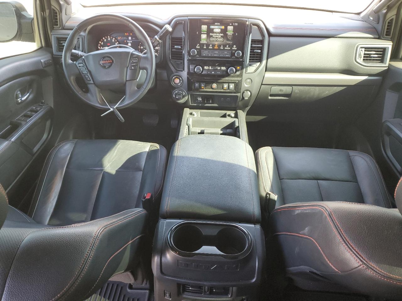 2021 Nissan Titan VIN 1N6AA1ED8MN521041 Copart auction photo, rear end / side damage thumbnail 8