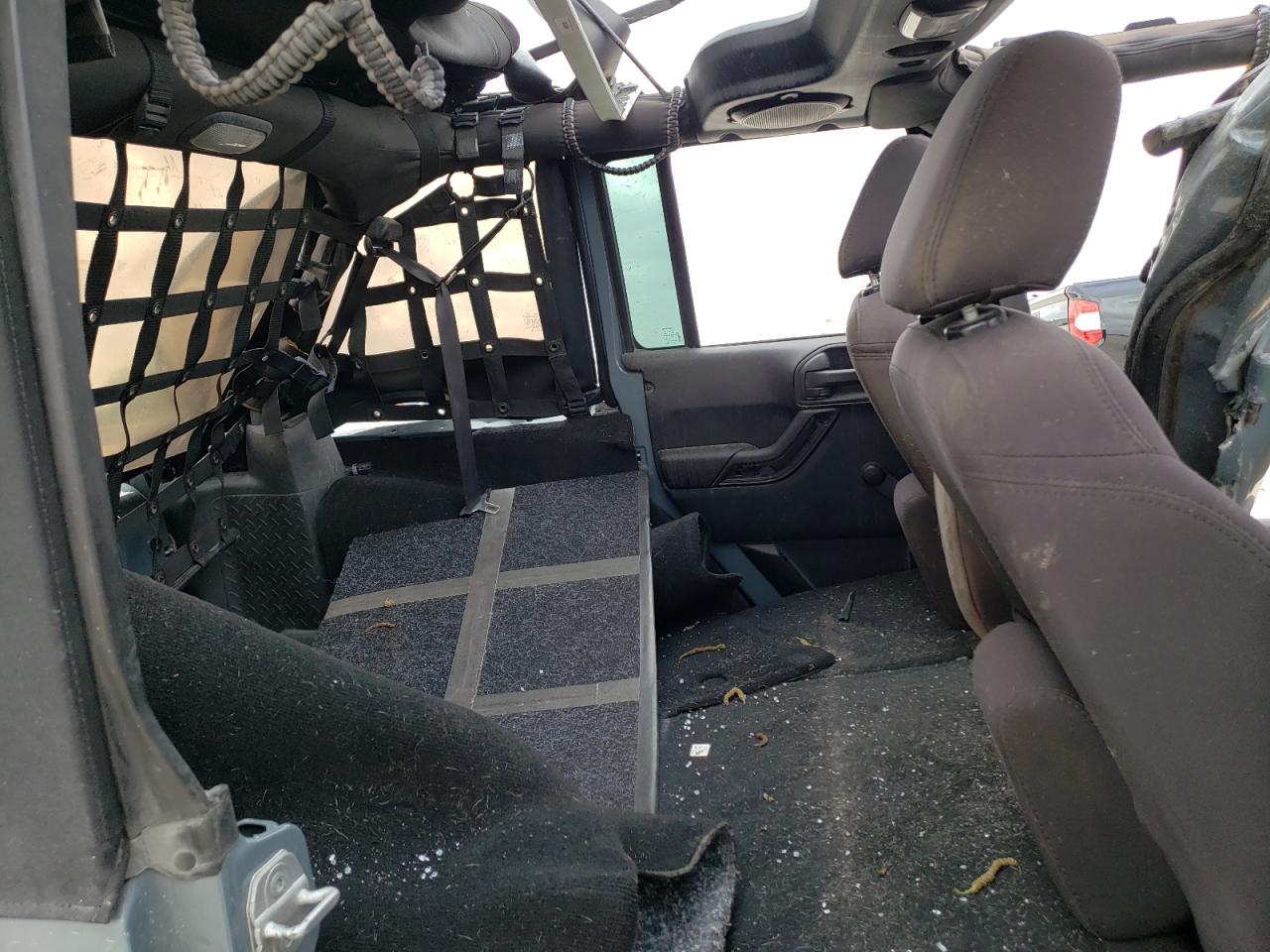 2014 Jeep Wrangler VIN 1C4BJWDG7EL134686 Copart auction photo, rollover damage thumbnail 11