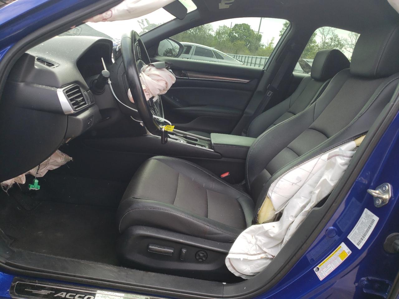 2020 Honda Accord VIN 1HGCV1F38LA093470 Copart auction photo, front end / side damage thumbnail 7
