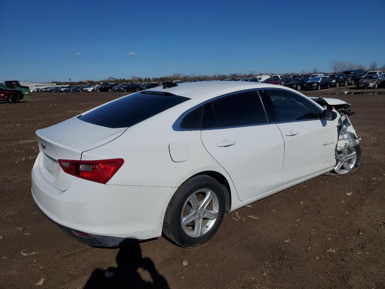 2021 Chevrolet Malibu VIN 1G1ZB5STXMF090016 Copart auction photo, front end / side damage thumbnail 3