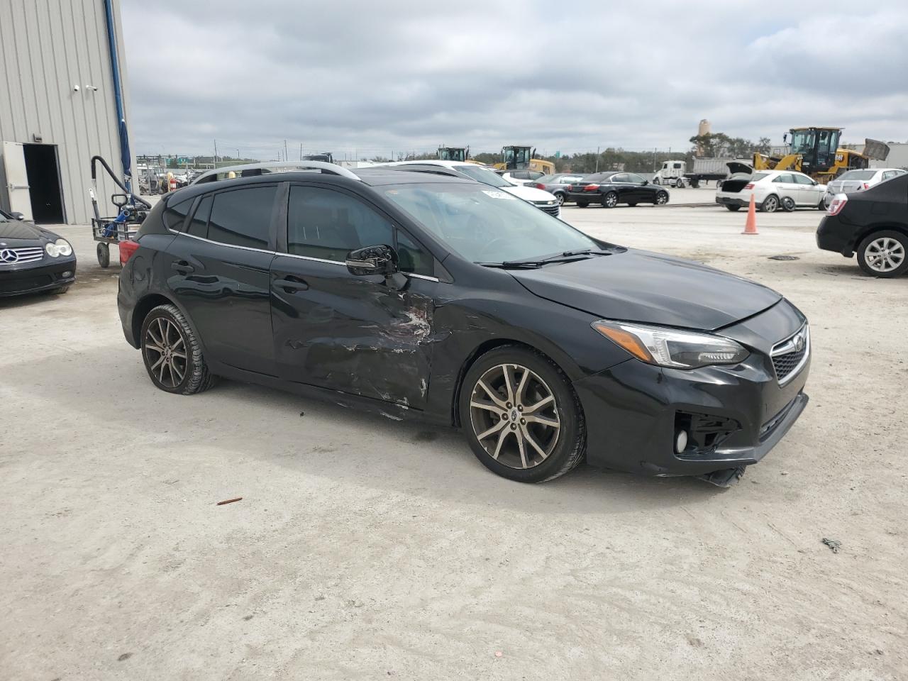 2018 Subaru Impreza VIN 4S3GTAT63J3700381 Copart auction photo, side / rear end damage thumbnail 4
