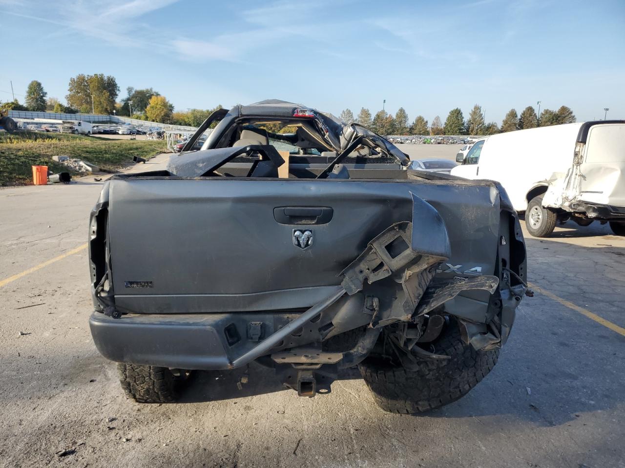 2008 Dodge RAM VIN 3D3KS28A68G193152 Copart auction photo, all over damage thumbnail 6