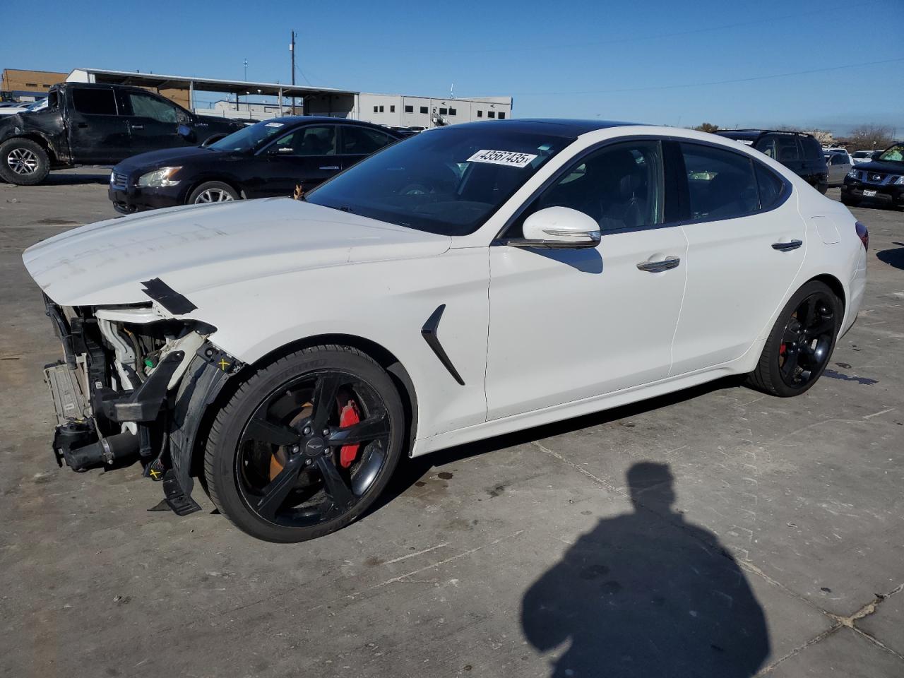 2021 Genesis G70 VIN KMTG34LEXMU073395