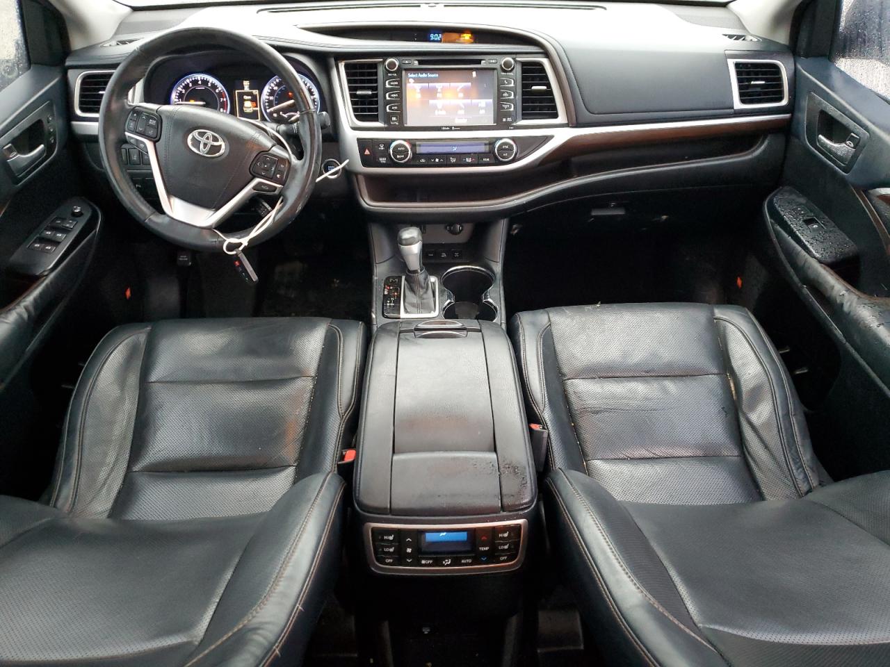 2015 Toyota Highlander VIN 5TDDKRFH1FS174534 Copart auction photo, side / front end damage thumbnail 8
