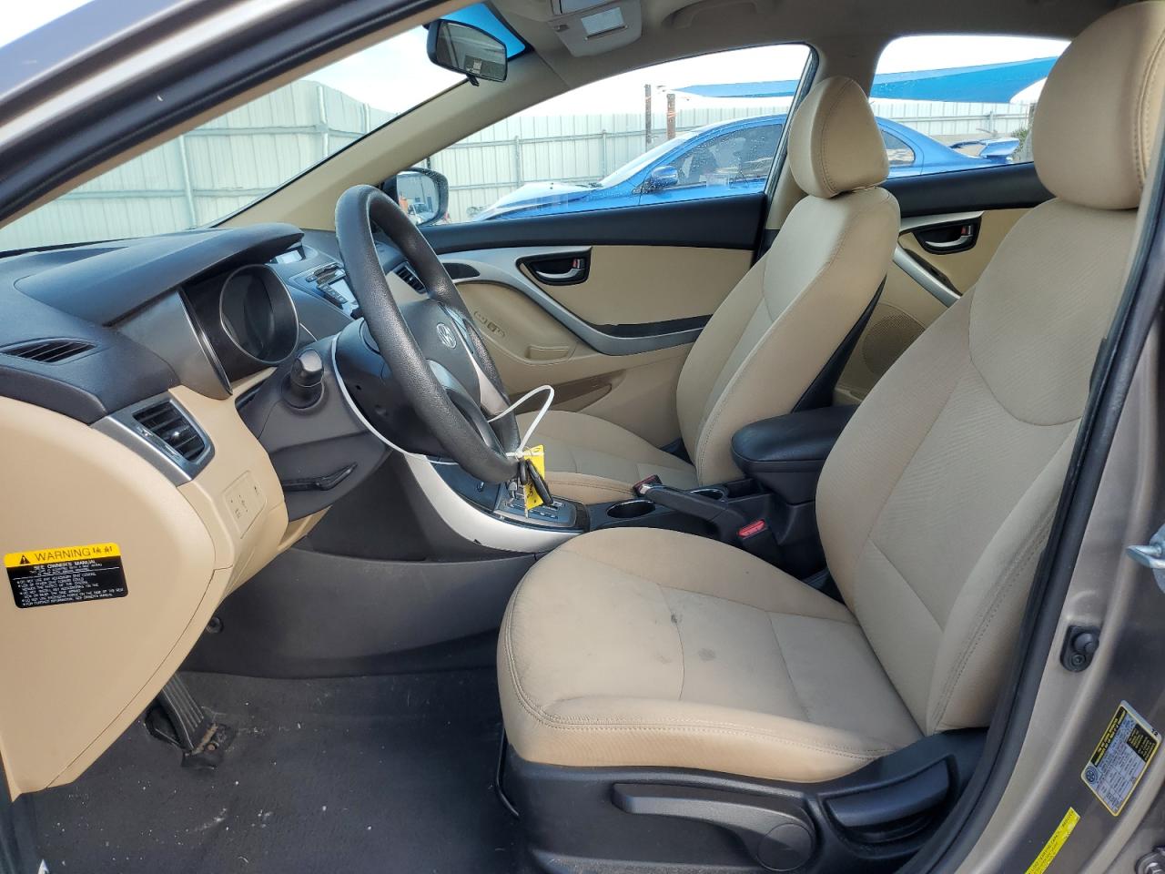 2013 Hyundai Elantra VIN 5NPDH4AE5DH400110 Copart auction photo, front end / minor dent/scratches damage thumbnail 7