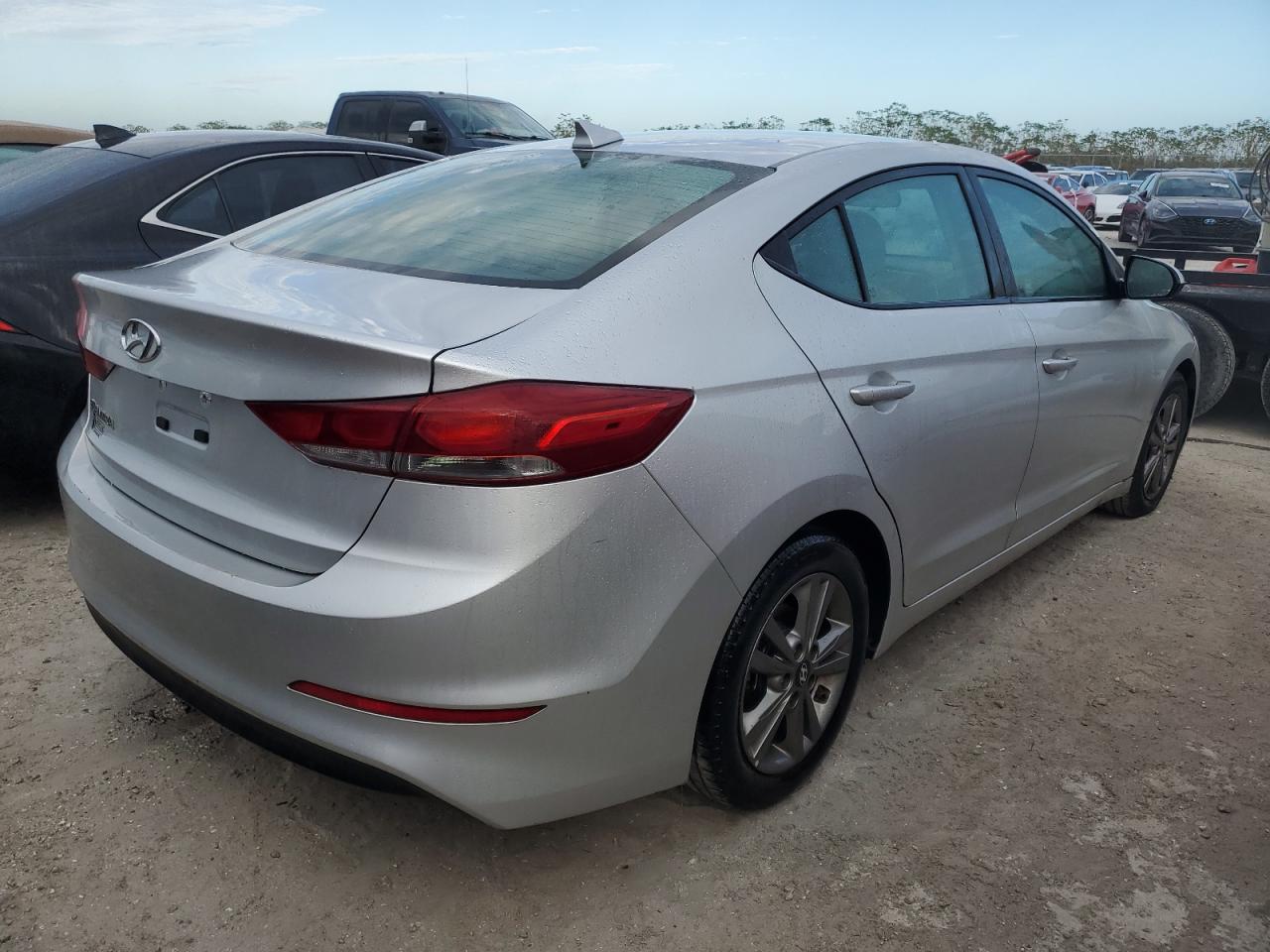 2018 Hyundai Elantra VIN 5NPD84LF6JH393914 Copart auction photo, water/flood / front end damage thumbnail 3