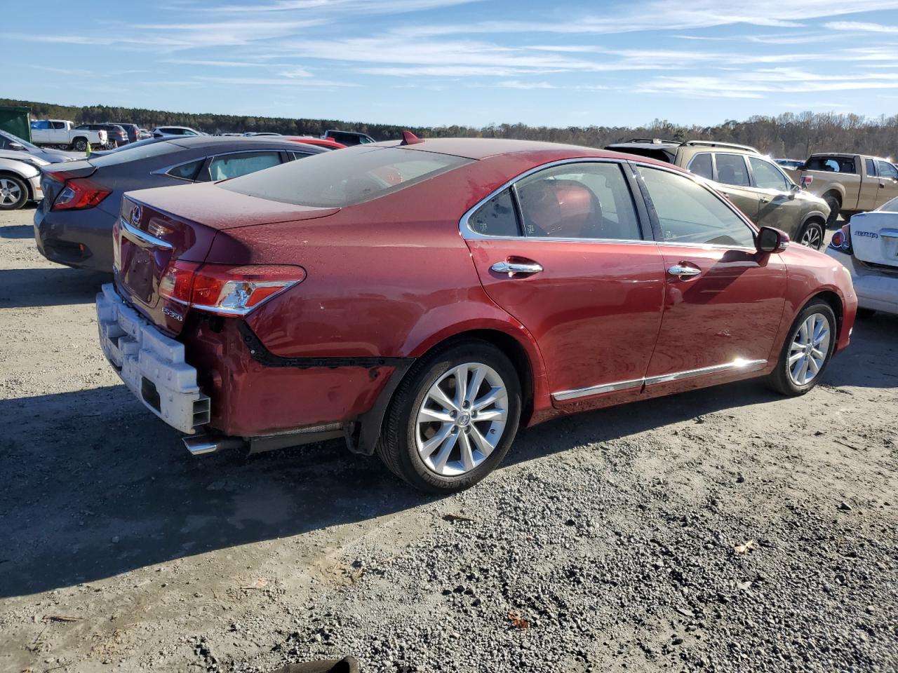 2010 Lexus ES VIN JTHBK1EG3A2357577 Copart auction photo, rear end / side damage thumbnail 3