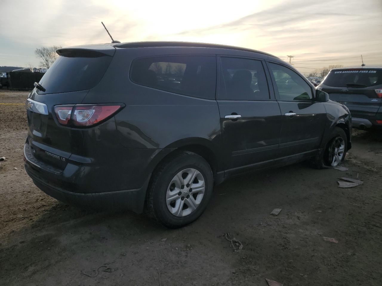 2015 Chevrolet Traverse VIN 1GNKRFED5FJ156235 Copart auction photo, front end damage thumbnail 3