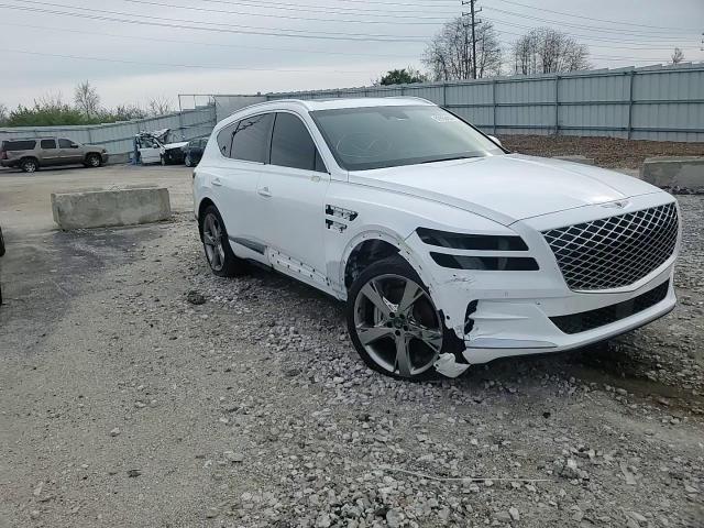 2021 Genesis Gv80 VIN KMUHCESC1MU075011 Copart auction photo, side damage thumbnail 11