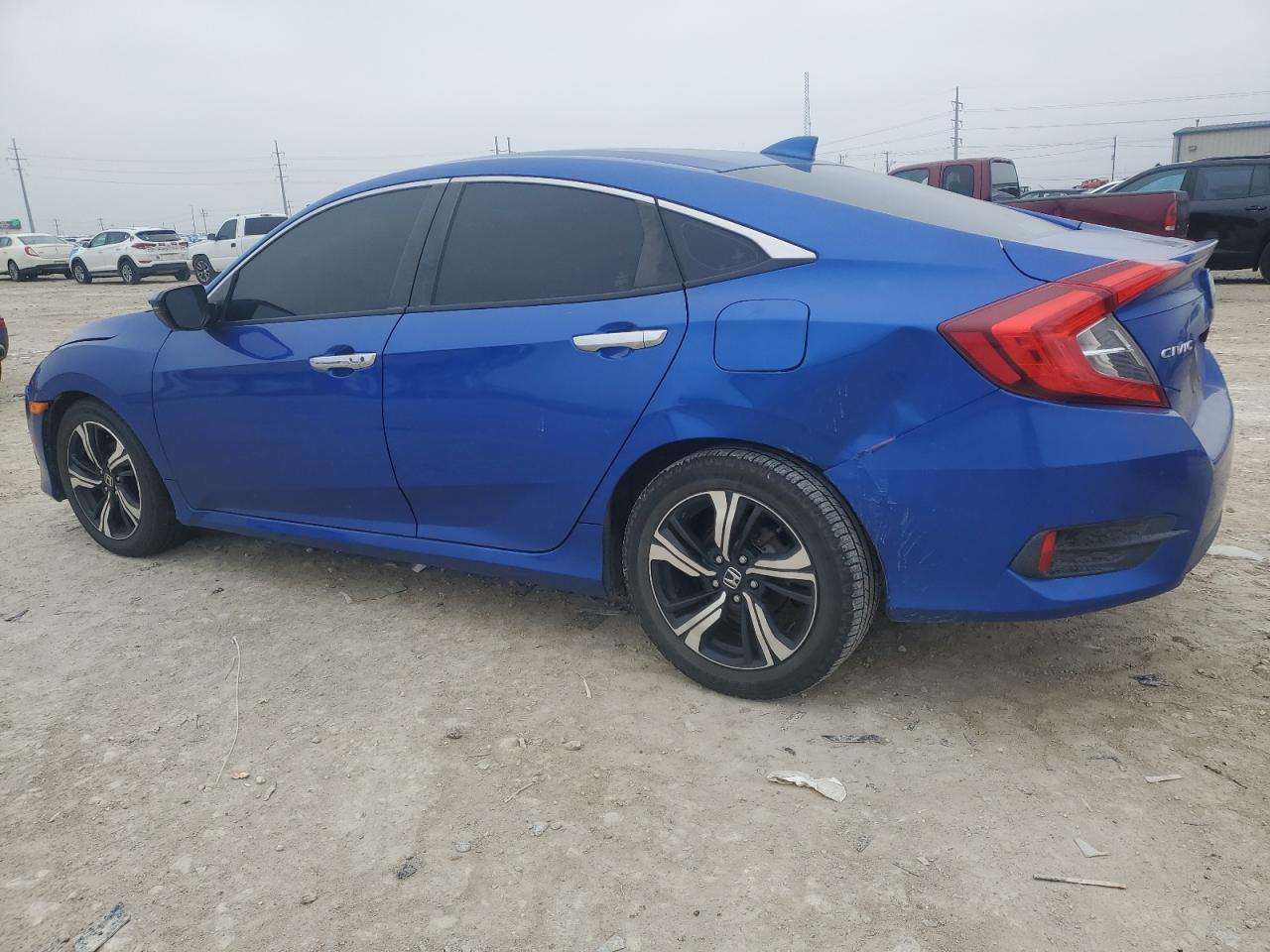 2016 Honda Civic VIN 19XFC1F98GE023377 Copart auction photo, front end / rear end damage thumbnail 2