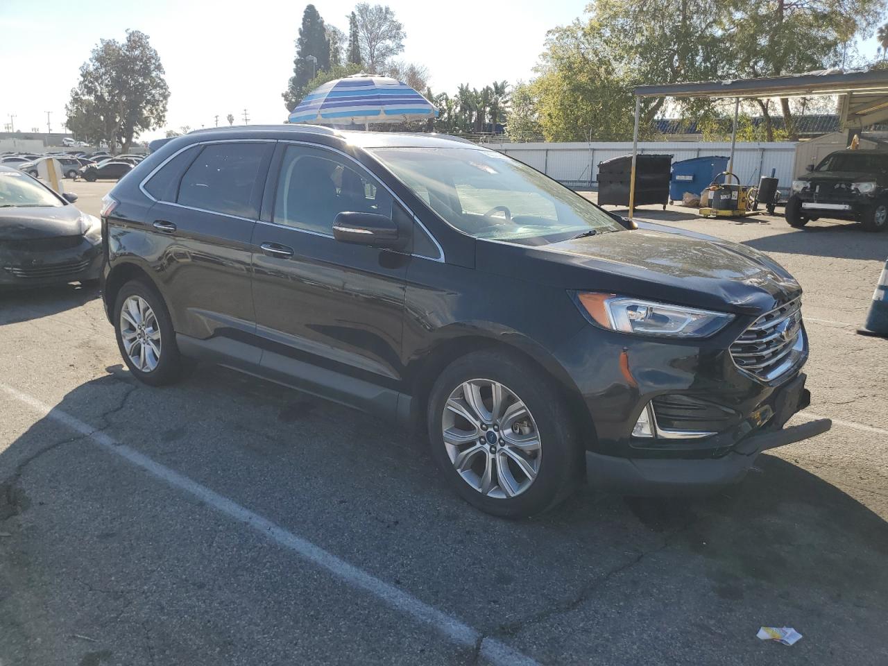 2019 Ford Edge VIN 2FMPK3K90KBB54484 Copart auction photo, rear end / minor dent/scratches damage thumbnail 4
