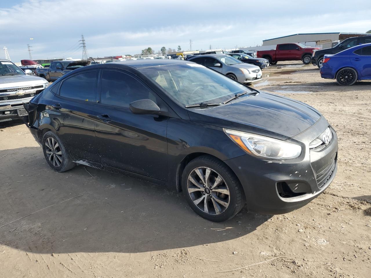 2017 Hyundai Accent VIN KMHCT4AE3HU336019 Copart auction photo, rear end / minor dent/scratches damage thumbnail 4