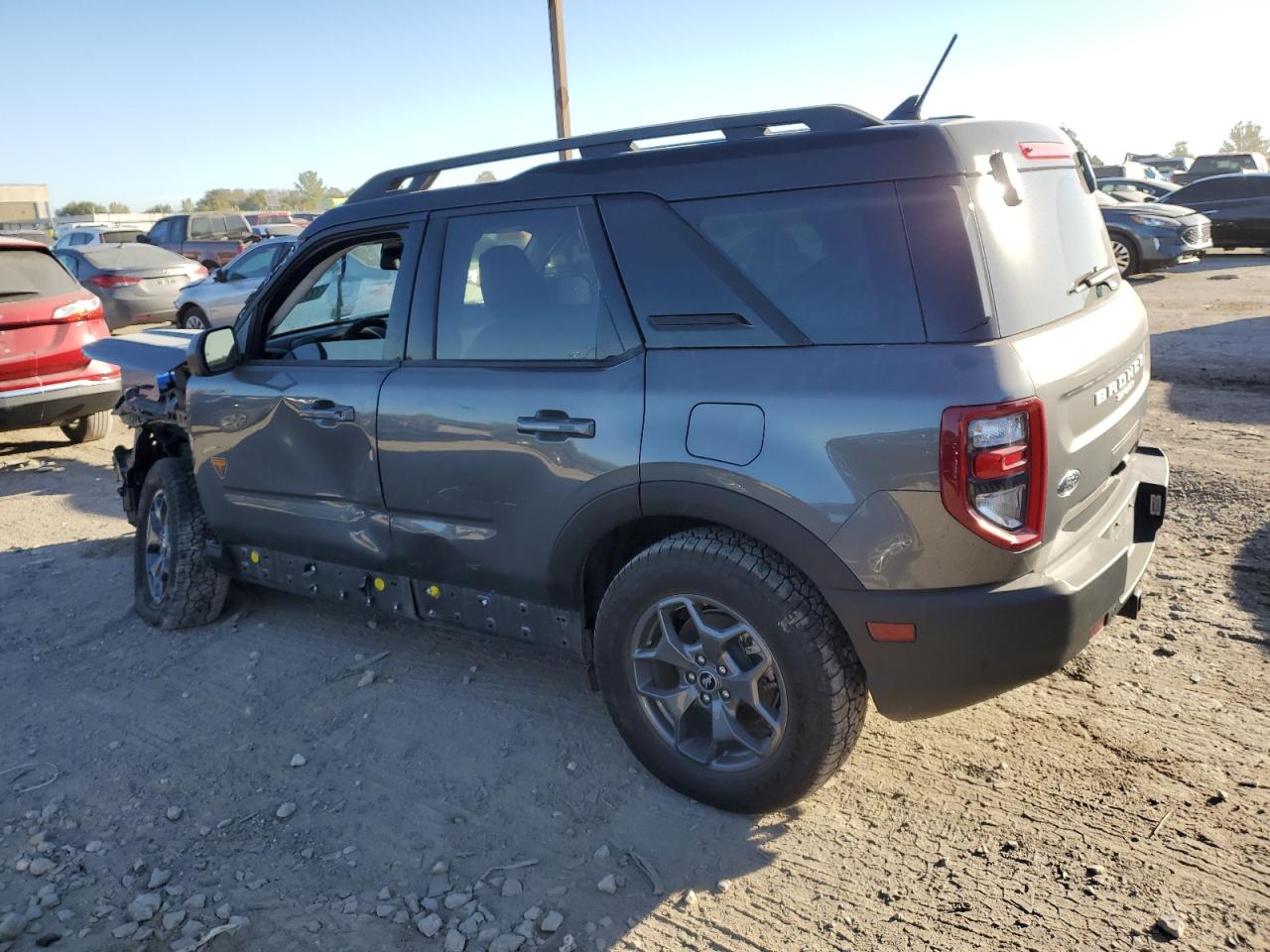 2023 Ford Bronco VIN 3FMCR9D91PRD02533 Copart auction photo, front end / side damage thumbnail 2