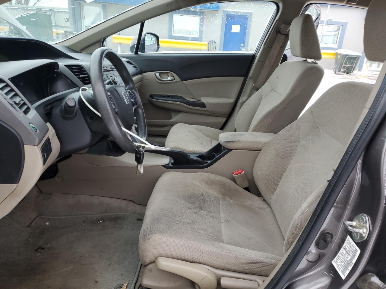 2012 Honda Civic VIN 19XFB2F59CE098217 Copart auction photo, rear end / hail damage thumbnail 7