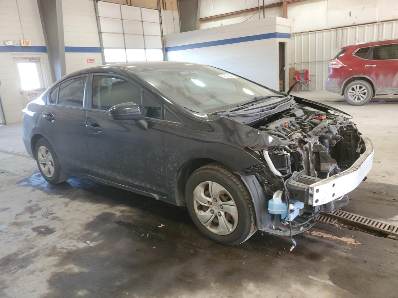 2015 Honda Civic VIN 2HGFB2F53FH567361 Copart auction photo, front end damage thumbnail 4