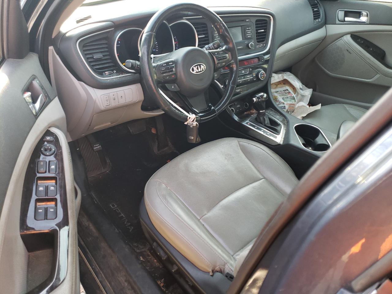 2015 KIA Optima VIN 5XXGN4A70FG370844 Copart auction photo, rear end / side damage thumbnail 8