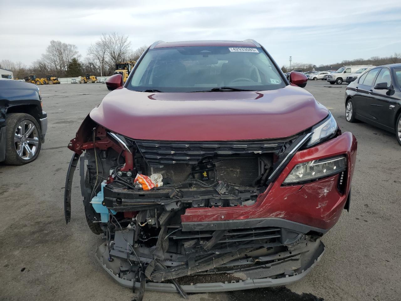 2021 Nissan Rogue VIN 5N1AT3BB1MC794552 Copart auction photo, front end damage thumbnail 5