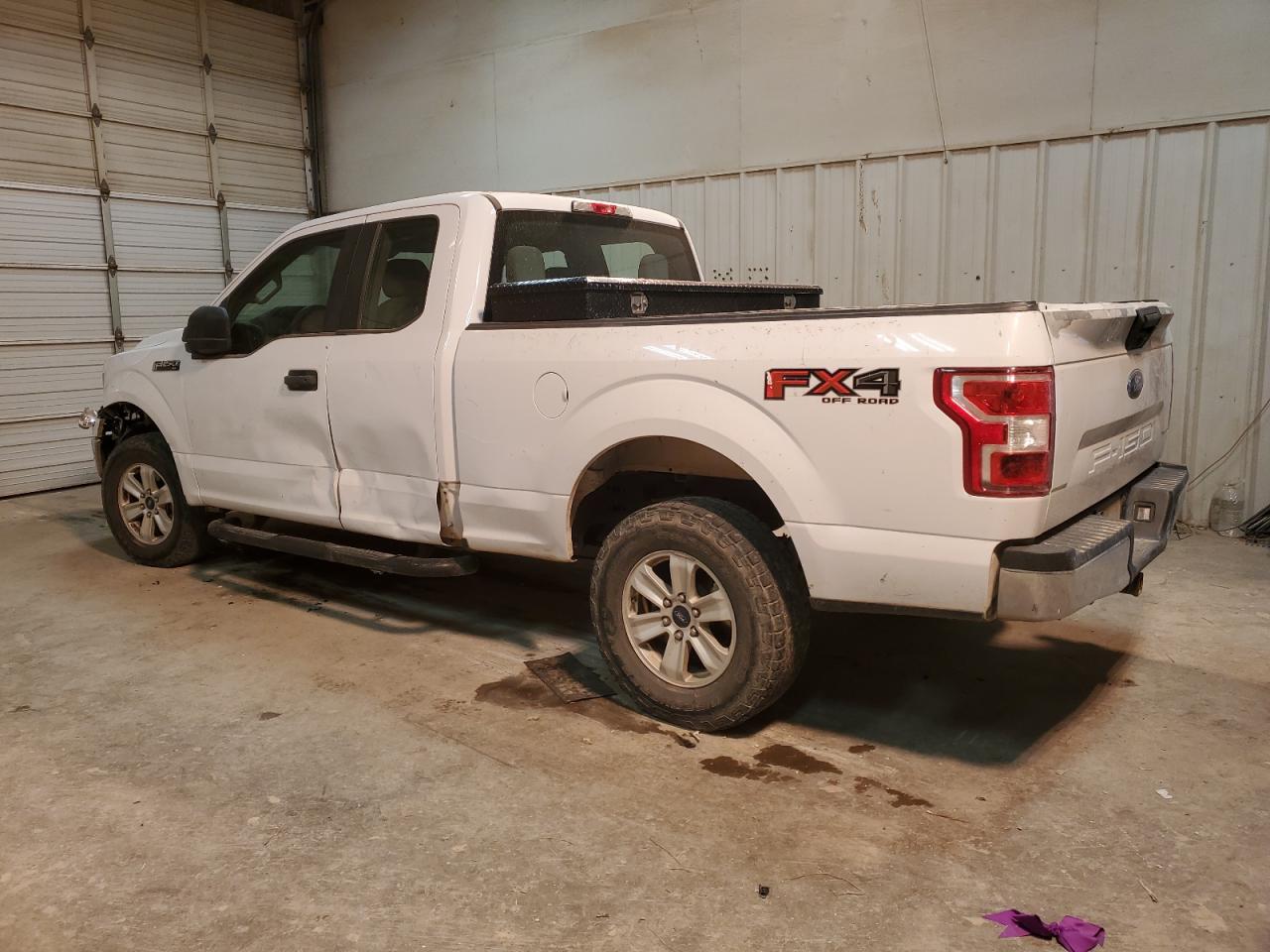 2018 Ford F-150 VIN 1FTFX1E55JKC69360 Copart auction photo, side / hail damage thumbnail 2
