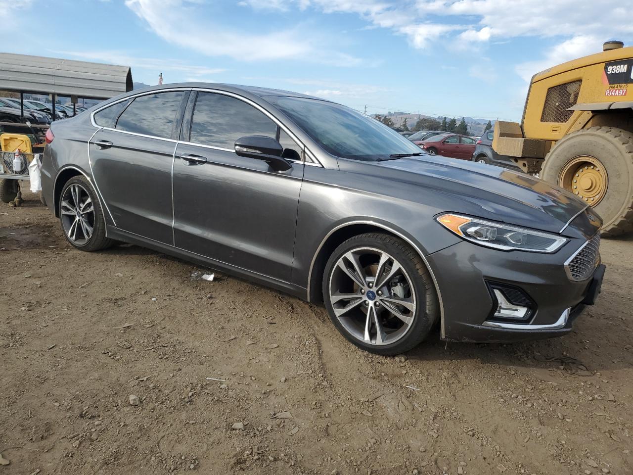 2020 Ford Fusion VIN 3FA6P0D93LR115300 Copart auction photo, front end damage thumbnail 4