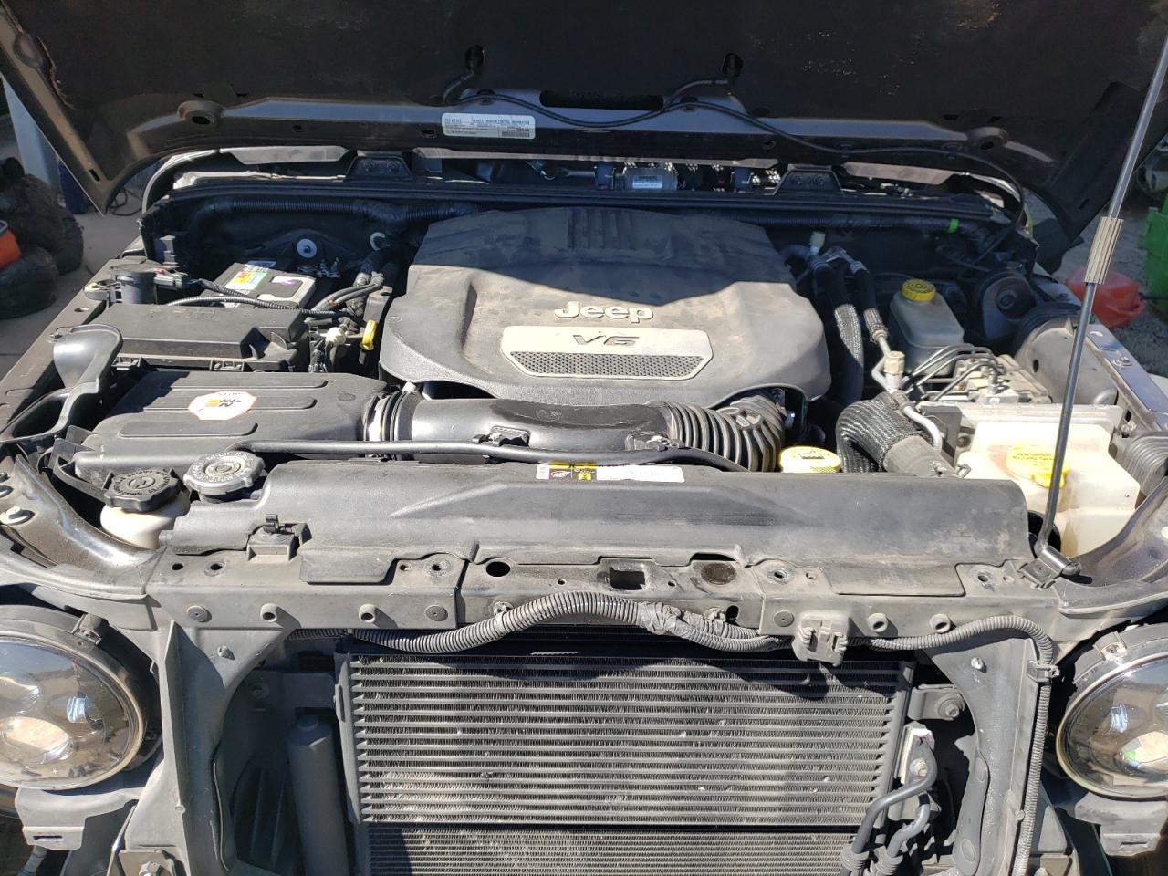 2016 Jeep Wrangler VIN 1C4HJWFG7GL239318 Copart auction photo, front end damage thumbnail 11