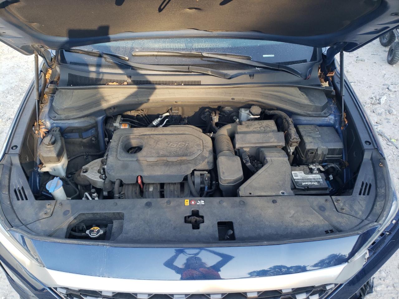 2019 Hyundai Santa Fe VIN 5NMS23AD3KH082489 Copart auction photo, front end / undercarriage damage thumbnail 12