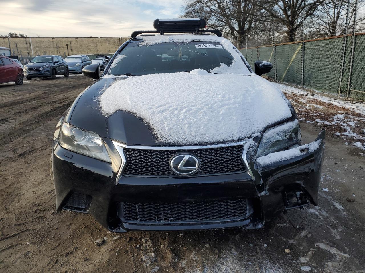 2014 Lexus GS VIN JTHCE1BL4E5027500 Copart auction photo, front end / undercarriage damage thumbnail 5