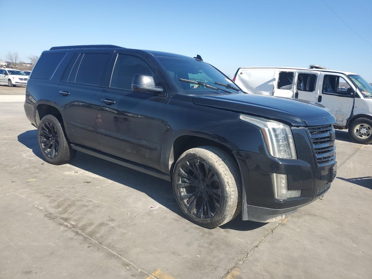 2016 Cadillac Escalade VIN 1GYS4DKJ7GR161794 Copart auction photo, front end / rear end damage thumbnail 4