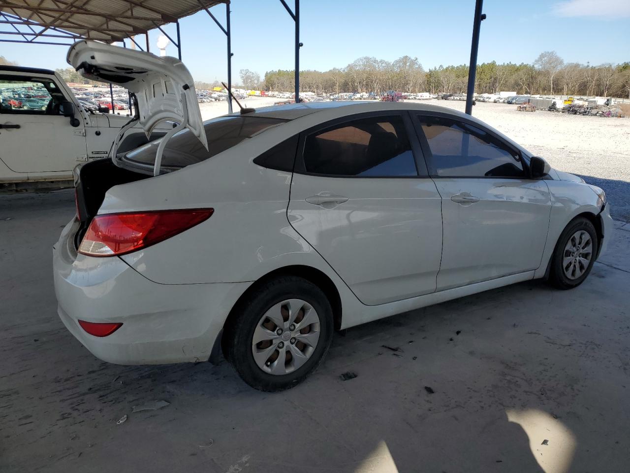 2017 Hyundai Accent VIN KMHCT4AE3HU363236 Copart auction photo, rear end damage thumbnail 3