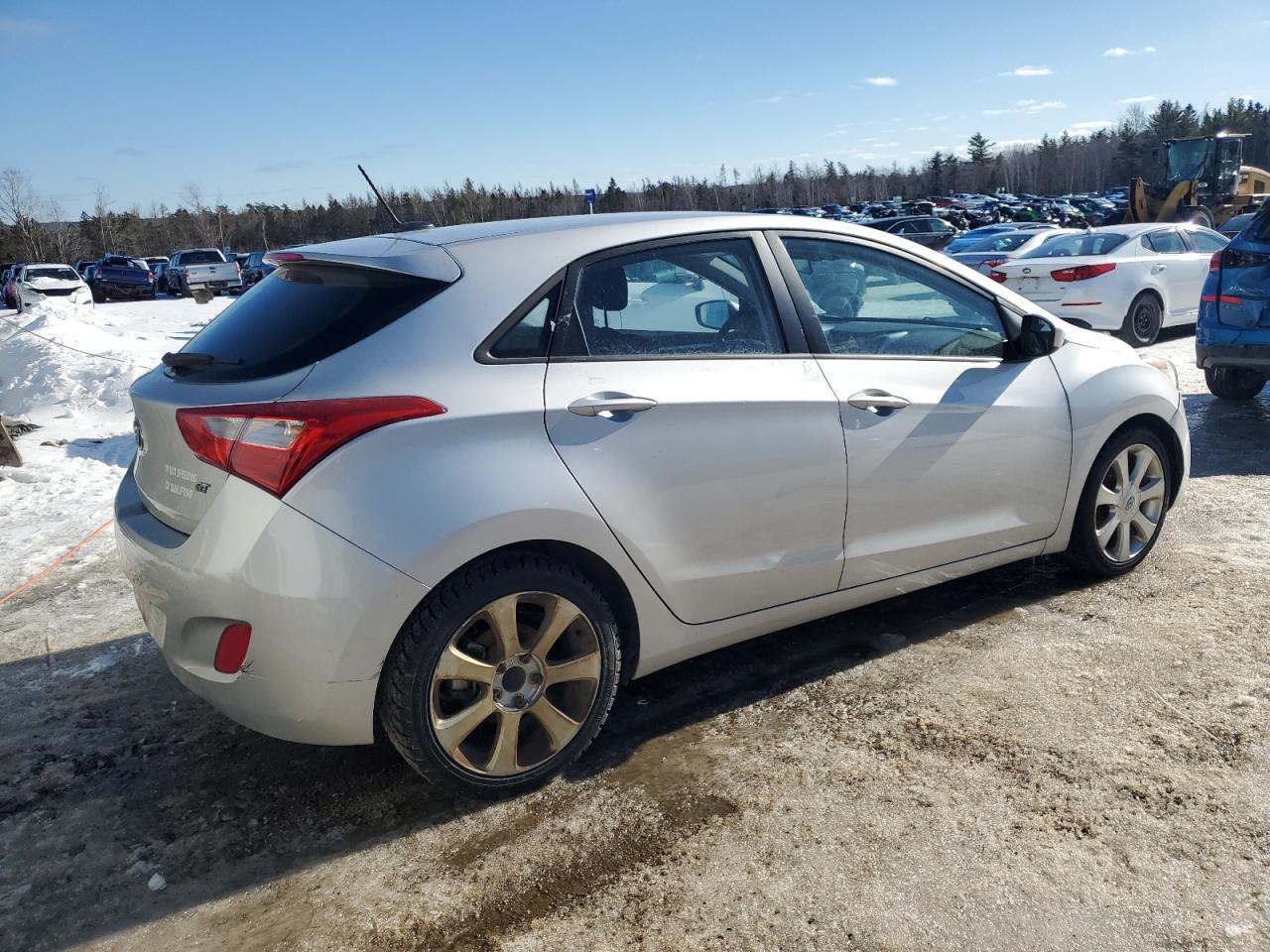 2014 Hyundai Elantra VIN KMHD25LH6EU210690 Copart auction photo, mechanical / front end damage thumbnail 3