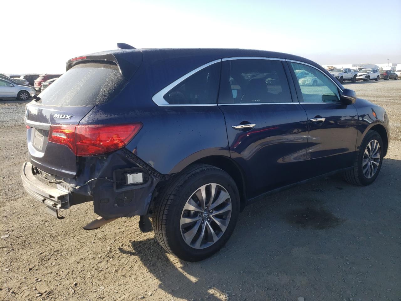 2014 Acura MDX VIN 5FRYD3H49EB013790 Copart auction photo, rear end damage thumbnail 3