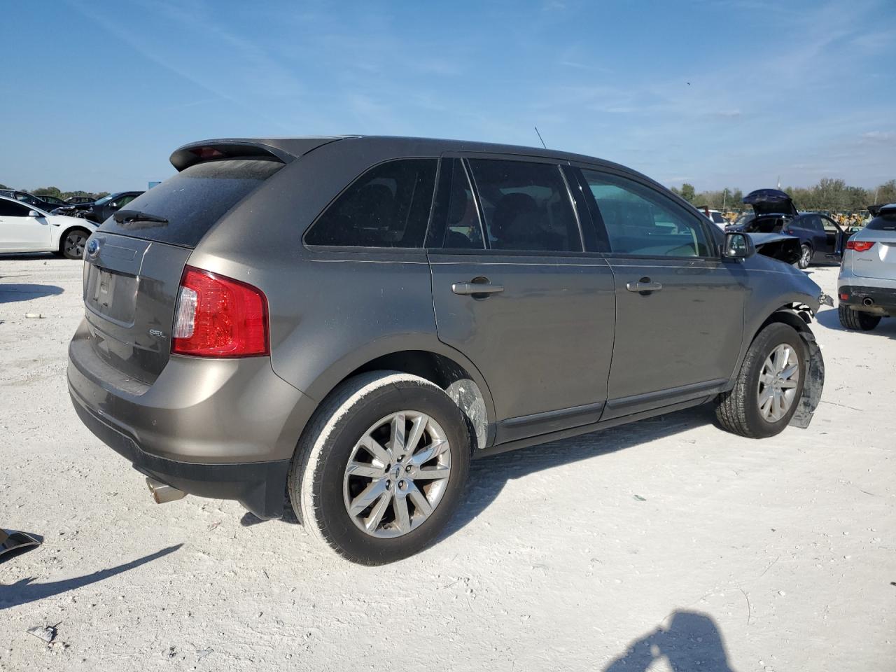 2014 Ford Edge VIN 2FMDK3JC5EBB44912 Copart auction photo, front end damage thumbnail 3