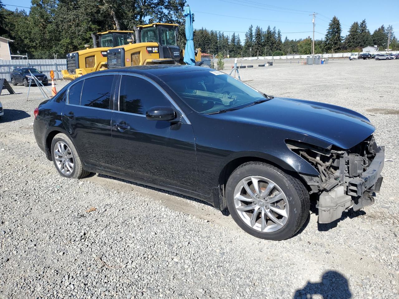 2008 Infiniti G VIN JNKBV61F08M268601 Copart auction photo, front end damage thumbnail 4